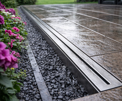 terrassdränering Nordic Tec