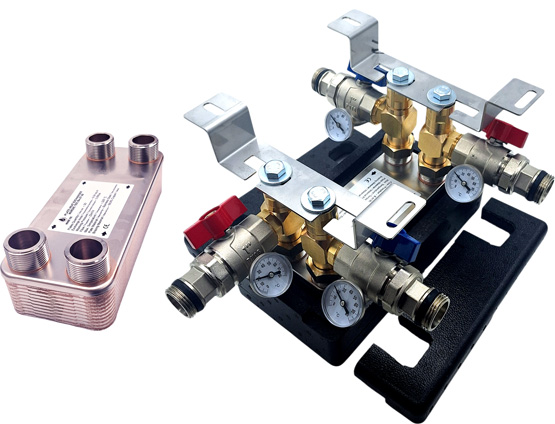 Wärmetauscher für Fußbodenheizung Nordic Tec