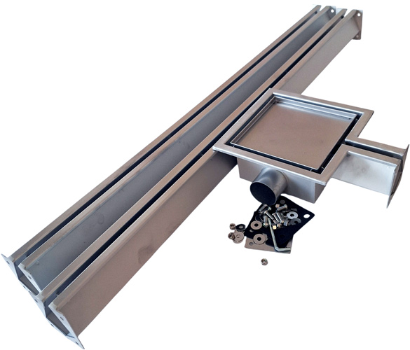 Dodatkowe kanały odpływu podłogowego do garażu Nordic Tec