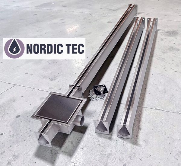 Innenliegender Garagen-Linienablauf Nordic Tec PL 98