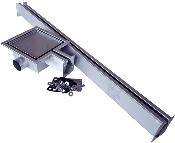 Zusätzliche Entwässerungsrinnen Bodenablauf-Kanäle Nordic Tec