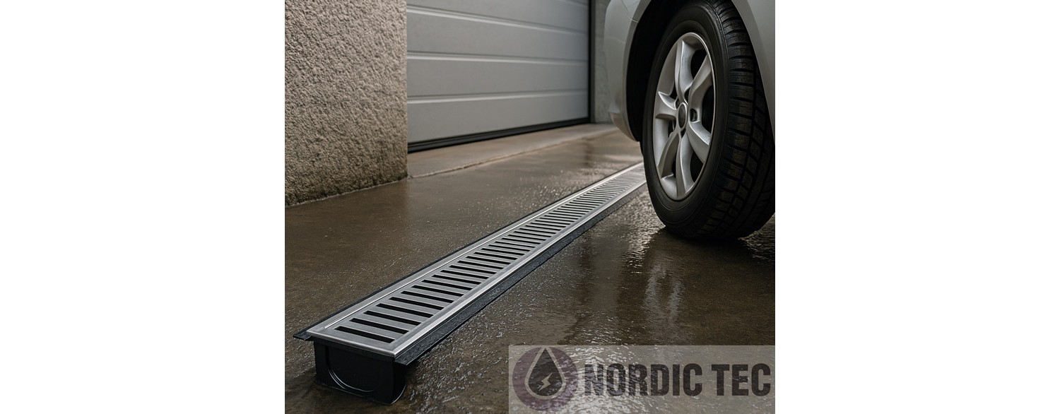 Odwodnienie liniowe garażu - jak wybrać odpowiedni odpływ? Odwodnienie liniowe garażu - jak wybrać odpowiedni odpływ?