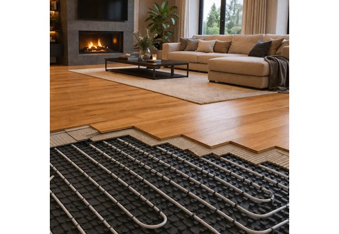 Ogrzewanie podłogowe na drewnianej podłodze -  to możliwe?